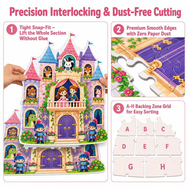 Dream Castle Floor Paper Puzzle size and dimensions