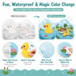 Custom Duck Friends Baby Bath Book – Waterproof Soft Color-Changing Book size and dimensions