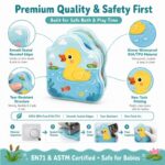 Custom Duck Friends Baby Bath Book – Waterproof Soft Color-Changing Book waterproof material detail
