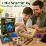 Earth Science Crystal Dig Kit completed puzzle view