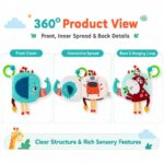 Elephant Ring Baby Fabric Activity Book set contents view