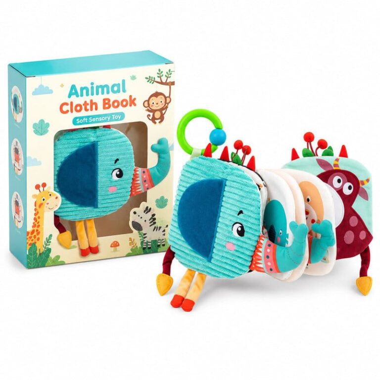 Elephant Ring Baby Fabric Activity Book product image