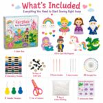 Fairytale Character Felt Sewing Kit kit contents view