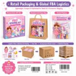 Fairytale Friends Felt Sewing Kit pattern and instruction detail