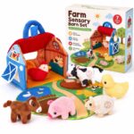 Farm Sensory Barn Play Set front view