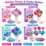 Flower Bouquet Poke Art Kit custom artwork detail