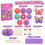 Flower & Butterfly Poke Art Kit kit contents view