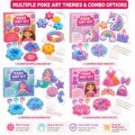 Flower Crowns & Garlands Poke Art Kit custom artwork detail
