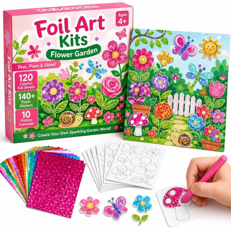 Flower Garden Foil Art Kit product image