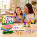 Flower Origami Kit finished craft example