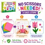 Flower Origami Kit size and dimensions