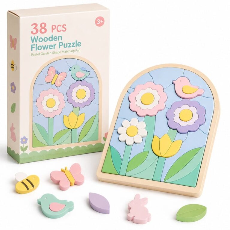 Flower Wooden Puzzle Set product image