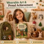 Forest Friends Felt Sewing Kit workmanship detail
