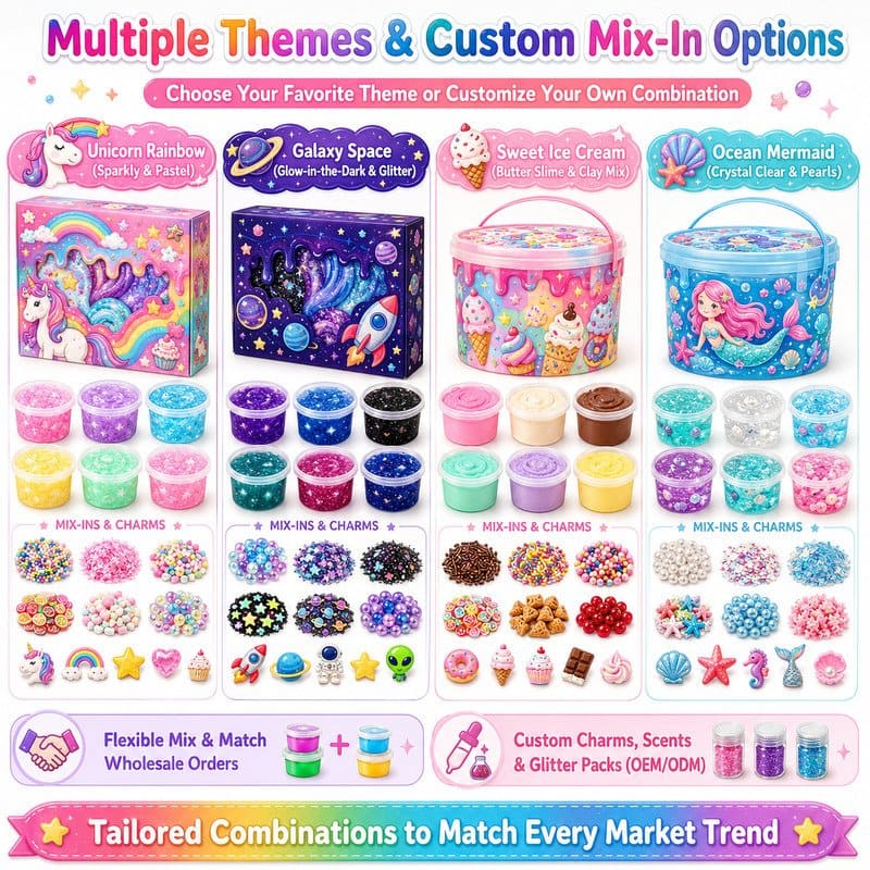 Fruit Charm Slime Making Kit activity feature detail