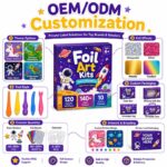 Galaxy Adventure Foil Art Kit craft material detail
