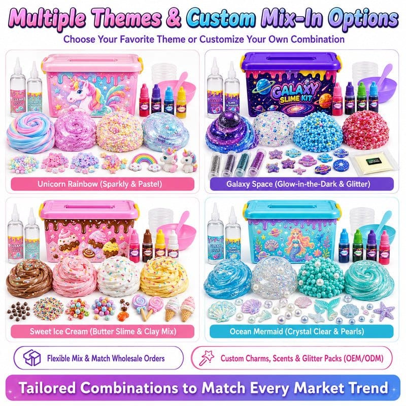 Galaxy Deluxe Slime Kit activity feature detail