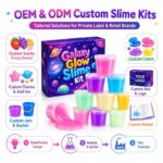Galaxy Glow Slime Kit clay and sand material detail