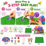 Garden Flowers Poke Art Kit tools and accessories detail