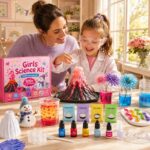 Girls 100+ Science Experiment Kit completed puzzle view