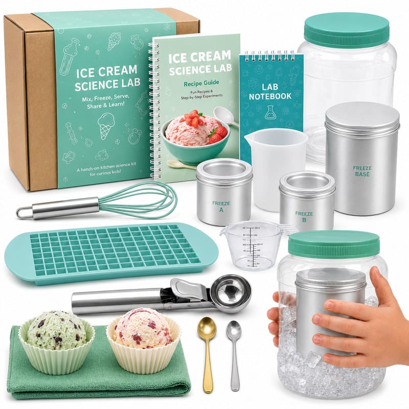 Ice Cream Science Lab Kit front view