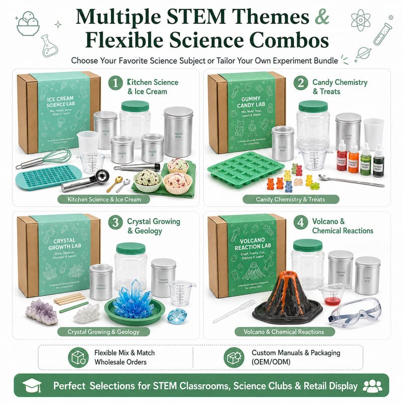 Ice Cream Science Lab Kit custom artwork detail
