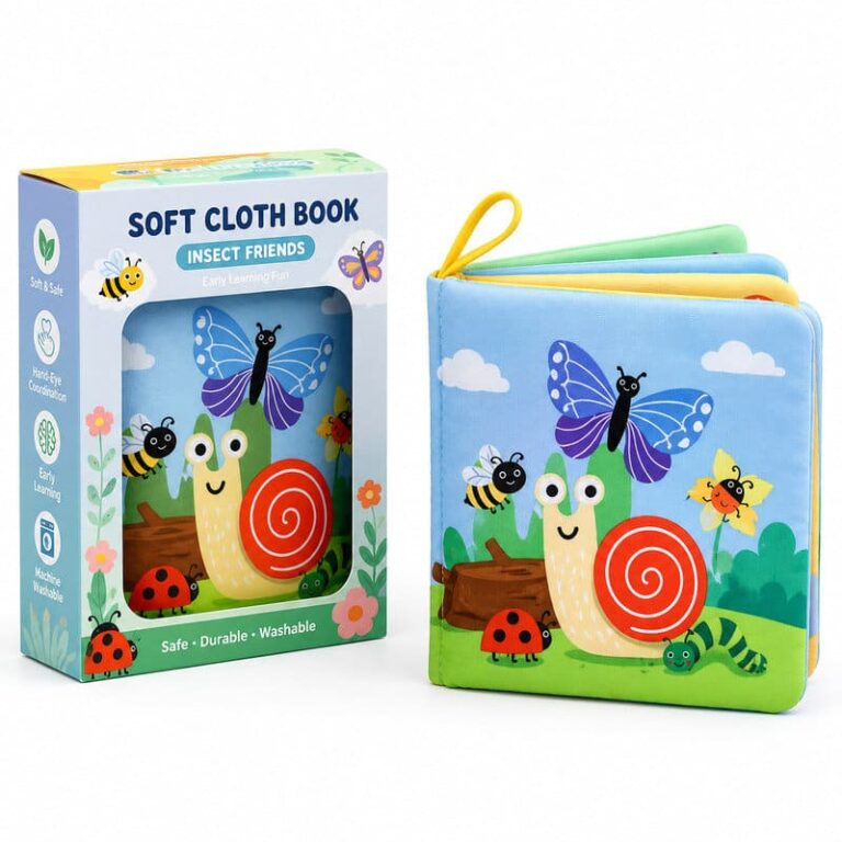 Insect World Baby Soft Cloth Book product image