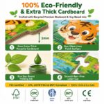 Jungle Animal Paper Puzzle Set printing detail