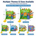 Jungle Tails Baby Fabric Activity Book interactive feature detail