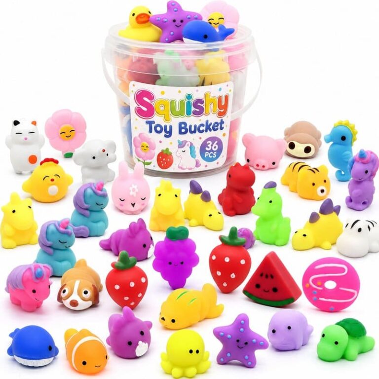 Kawaii Mochi Squishy Toy Bucket product image
