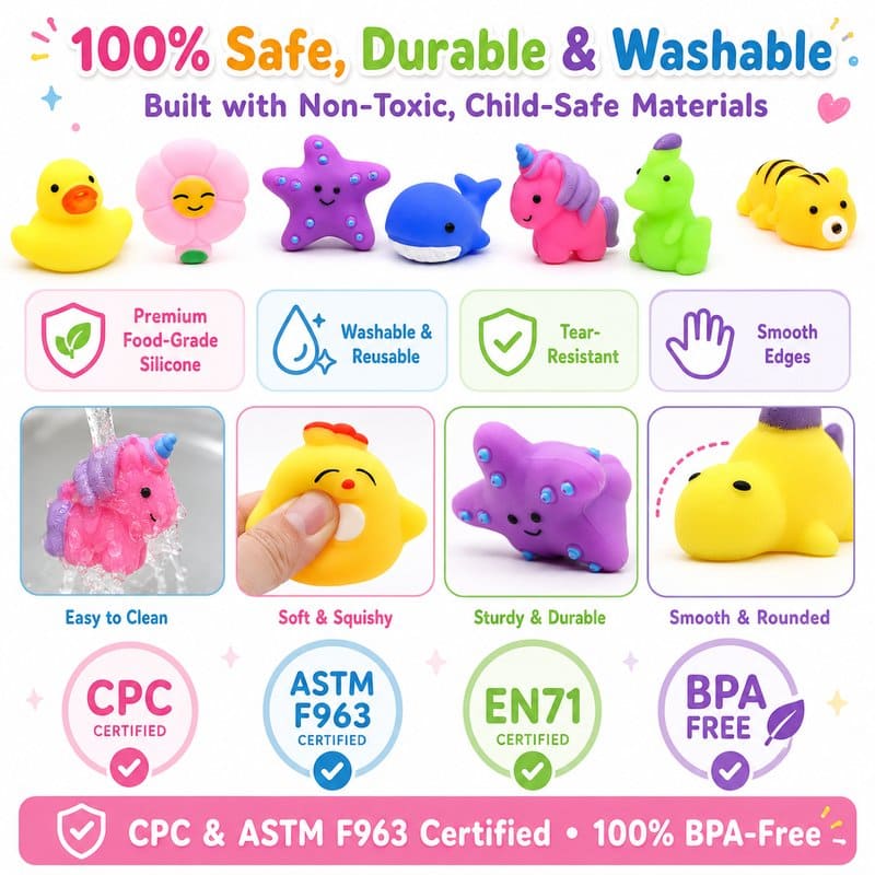 Kawaii Mochi Squishy Toy Bucket color and texture detail
