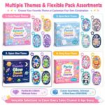 Kawaii Sensory Pouch Keychain Set activity feature detail