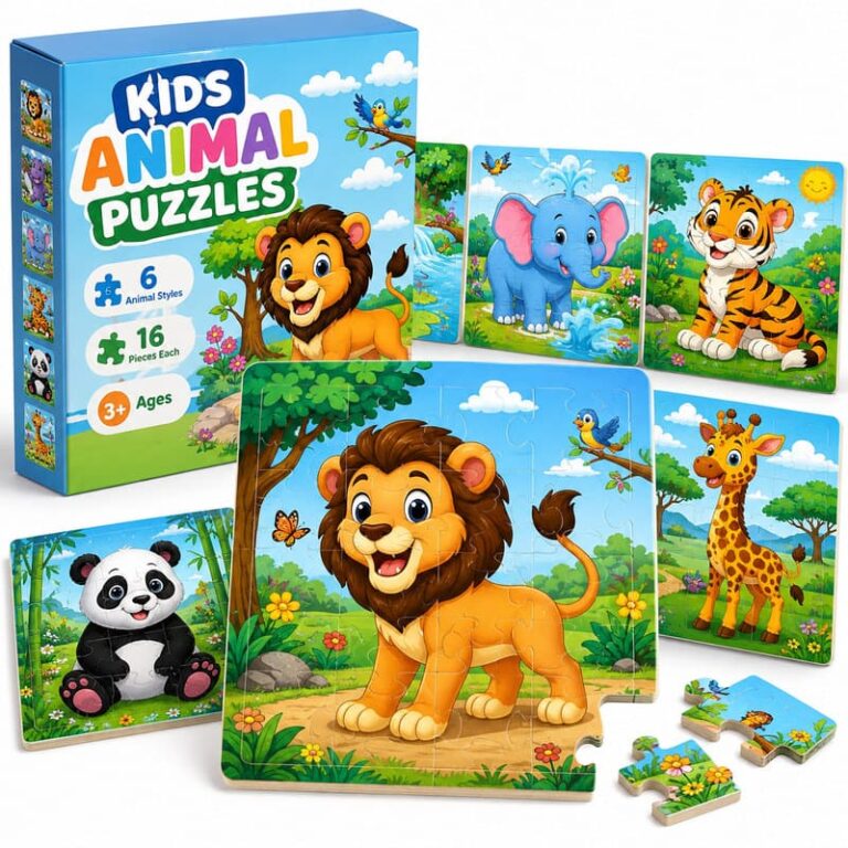 Kids Animal Paper Puzzle Set product image