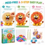 Land Animals Poke Art Kit size and dimensions