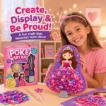 Magical Princess Poke Art Kit finished craft example