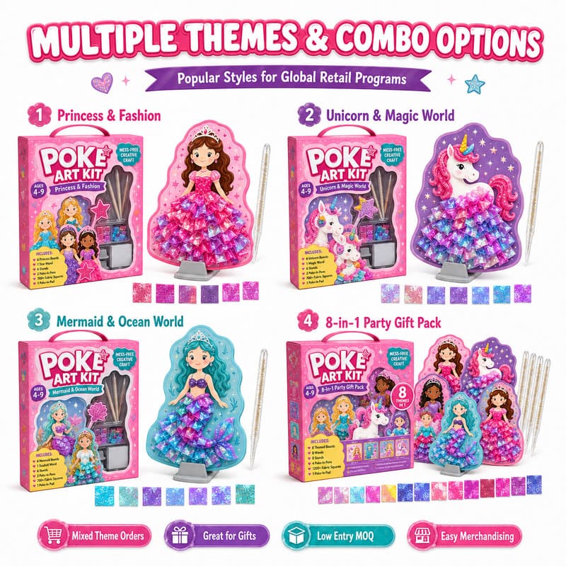 Magical Princess Poke Art Kit custom artwork detail