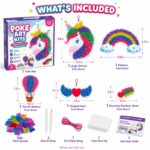 Magical Unicorn Poke Art Kit kit contents view