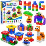 Magnetic Building Cubes STEM Set front view