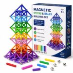 Magnetic Sticks and Balls Building Set front view