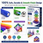 Magnetic Sticks and Balls Building Set printing detail