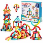 Magnetic Sticks and Balls Creative Set front view