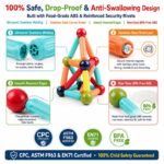 Magnetic Sticks and Balls Creative Set printing detail