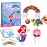 Mermaid Poke Art Kit Craft Set front view