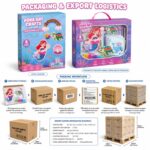 Mermaid Poke Art Kit Craft Set activity step detail