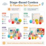 Montessori Sensory Blocks Activity Set activity feature detail