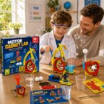 Motor Gadget Engineering Science Kit completed puzzle view