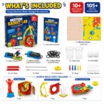 Motor Gadget Engineering Science Kit puzzle pieces and layout view