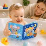 Custom Mouse Friends Bedtime Baby Bath Book – Waterproof Soft Book custom artwork and logo detail