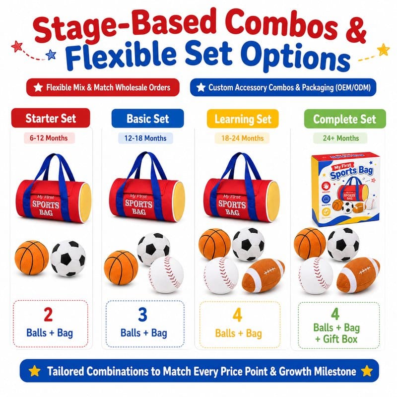 My First Sports Bag Sensory Toy Set activity feature detail