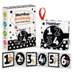 Number Animals Cognitive Cloth Book front view