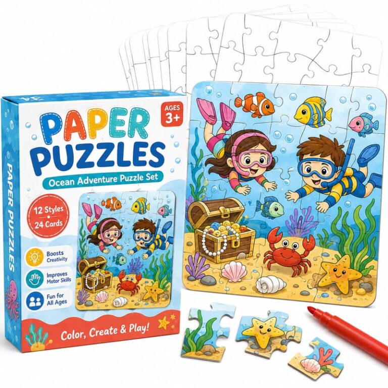 Ocean Adventure Paper Puzzle Set product image